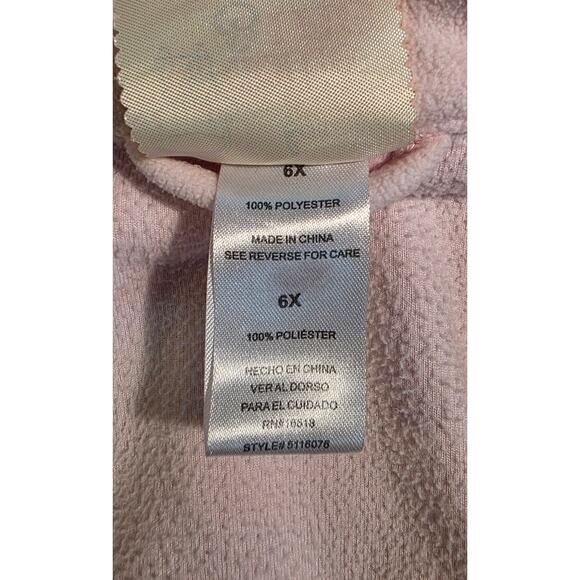 Dollie & Me Sweet Heart Rose Girls Robe Poodle Size 6X - Picture 5 of 5